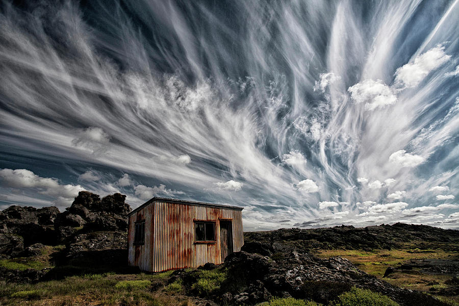Landscape Photograph - Fluffy Sky by ?orsteinn H. Ingibergsson