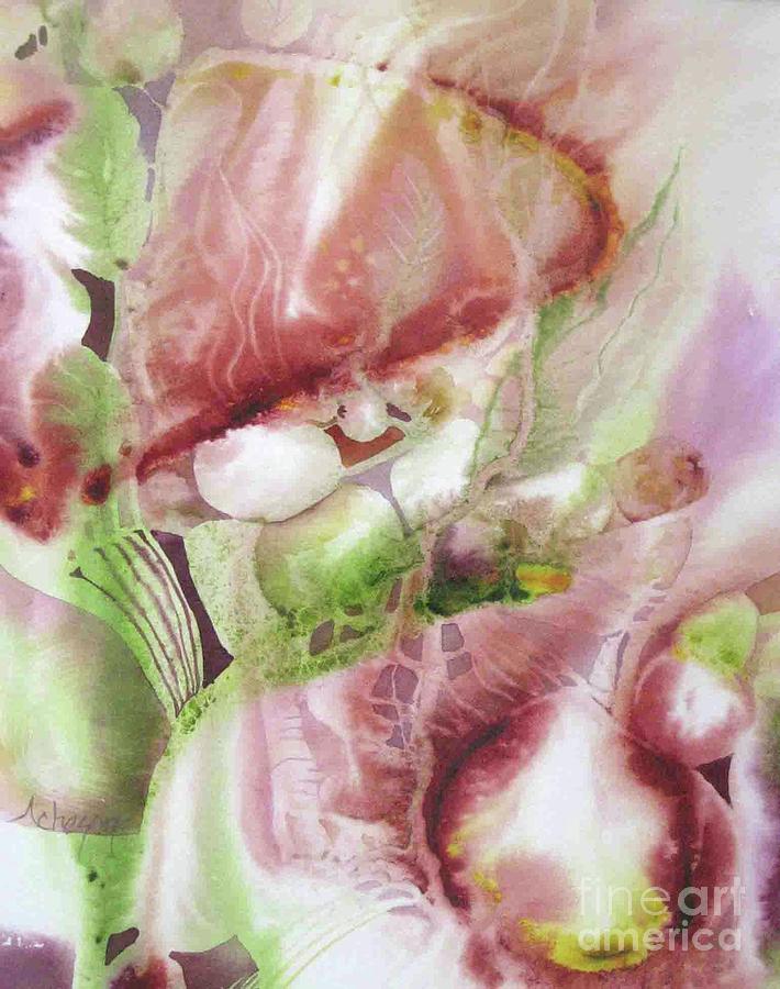 Fluid Abstract Painting by Donna Acheson-Juillet