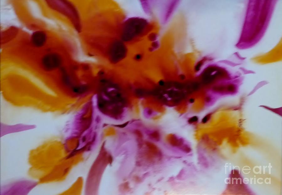 Fluid Acrylic Painting by Donna Acheson-Juillet