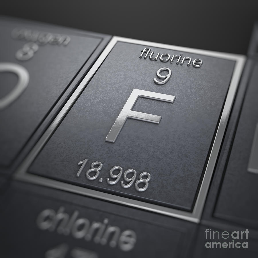 Fluorine Chemical Element Photograph by Science Picture Co