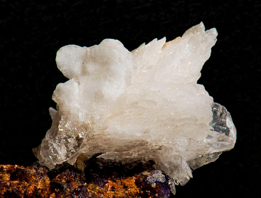 Fluorite And Calcite Photograph by Millard H. Sharp