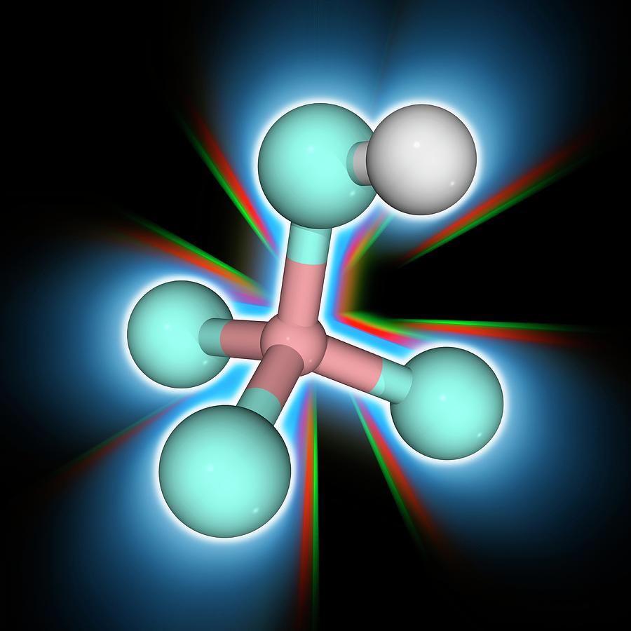 Fluoroboric Acid Molecule By Laguna Designscience Photo Library 3182