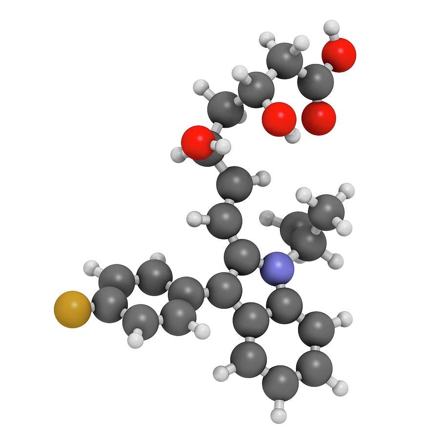 Fluvastatin Hypercholesterolemia Drug Photograph by Molekuul/science ...