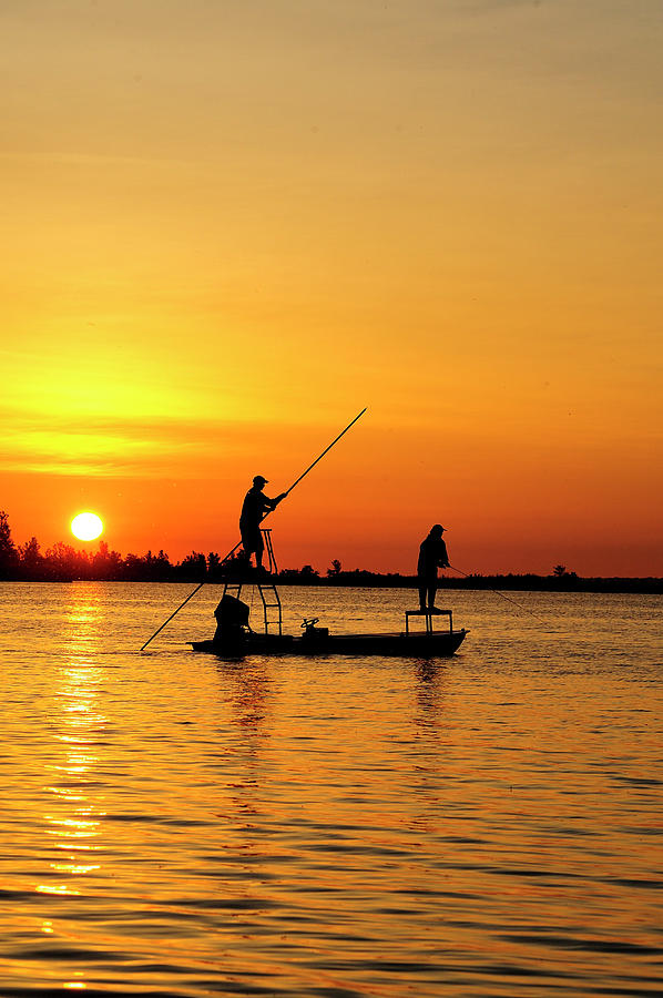 Fly Fishing At Sunset Photograph by Beck Photography - Pixels