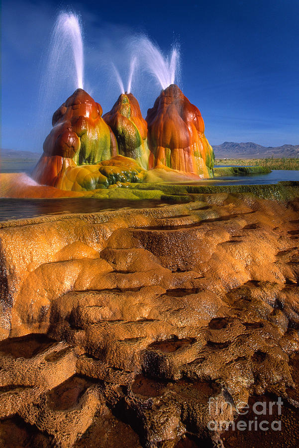 Nature Photograph - Fly Geyser by Inge Johnsson