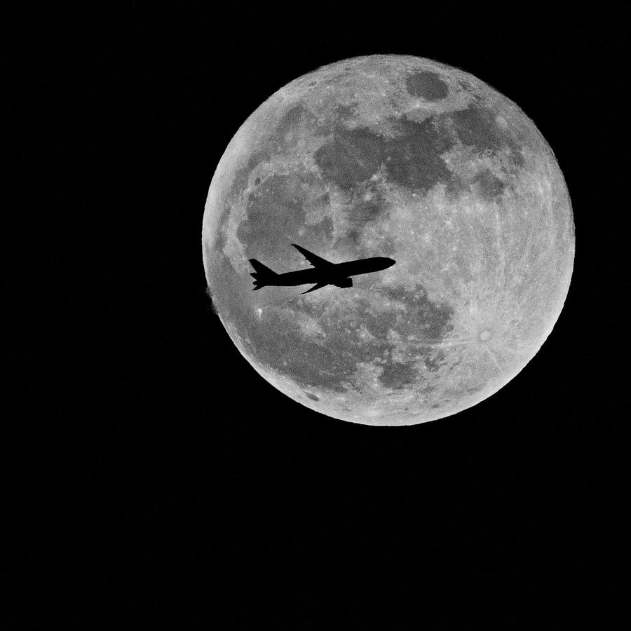 Fly Me To Supermoon Photograph by Margarita Komine