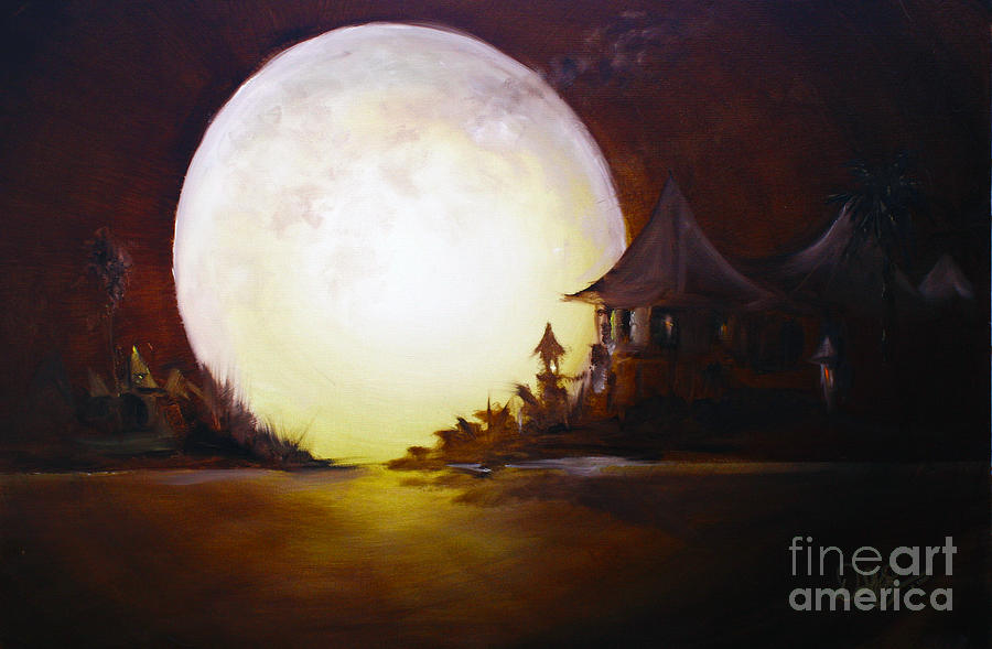 Fly Me To The Moon Painting