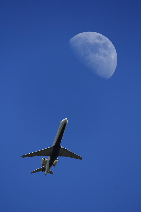 Fly Me To The Moon Photograph by Mike McGlothlen