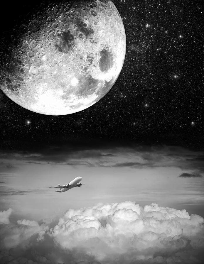 Fly Me To The Moon Photograph by Semmick Photo