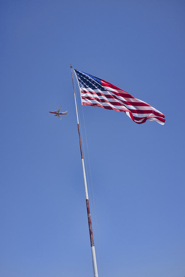 Flag Photograph - Fly the Colors by Hugh Smith
