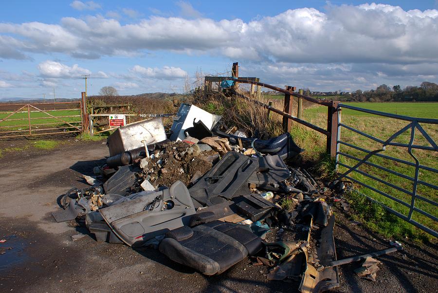 Fly-tipping Photograph by Mark Williamson