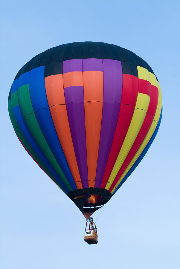 Hot Air Balloon Photograph - Flying Away by Devinder Sangha