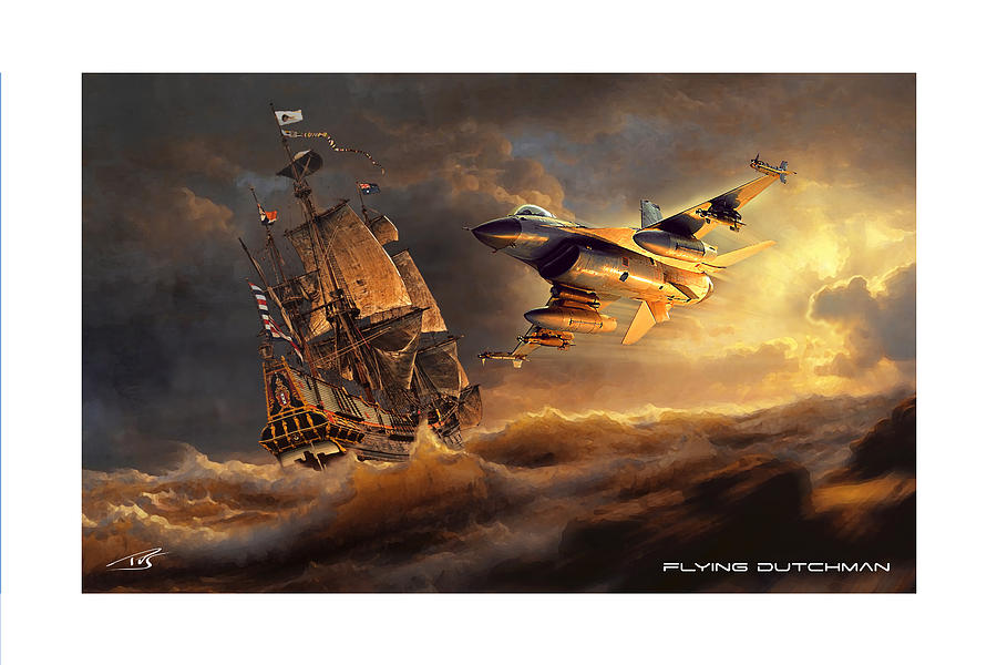Flying Dutchman Digital Art by Peter Van Stigt