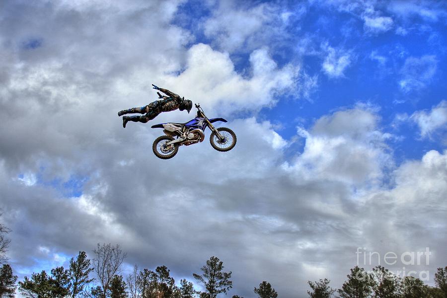 Flying High at Durhamtown Not Photoshop Photograph by Reid Callaway