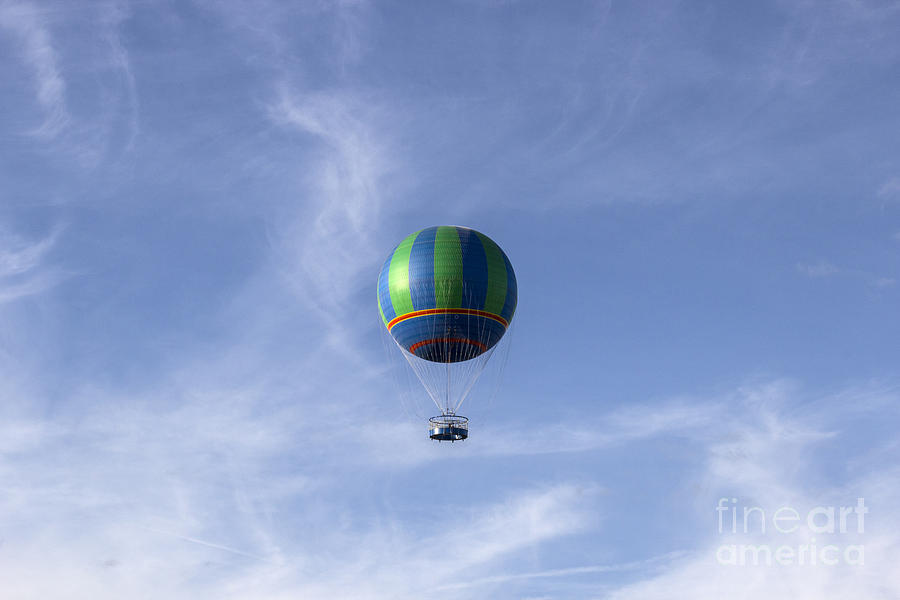 Balloon Photograph - Flying High by Michael Waters