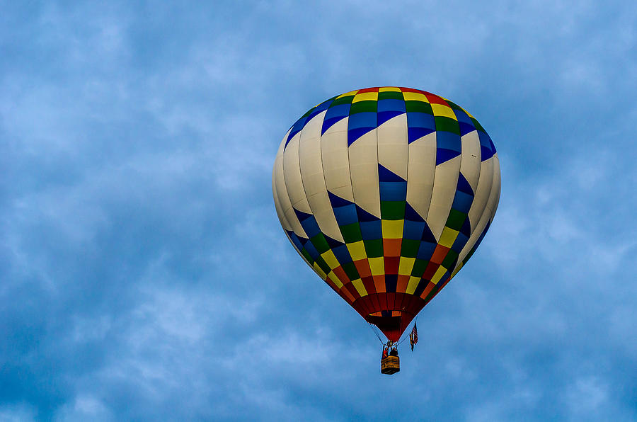 Hot Air Balloon Photograph - Flying High by Todd Heckert