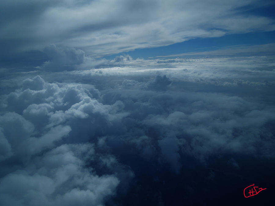 Flying in Between the Clouds North Egypt Photograph by Colette V Hera Guggenheim