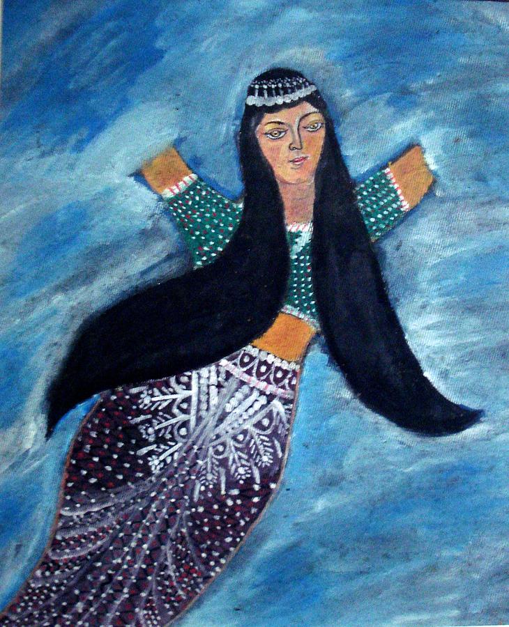 Flying Inside Painting By Minakshi Sanyal Chakraborty Fine Art America