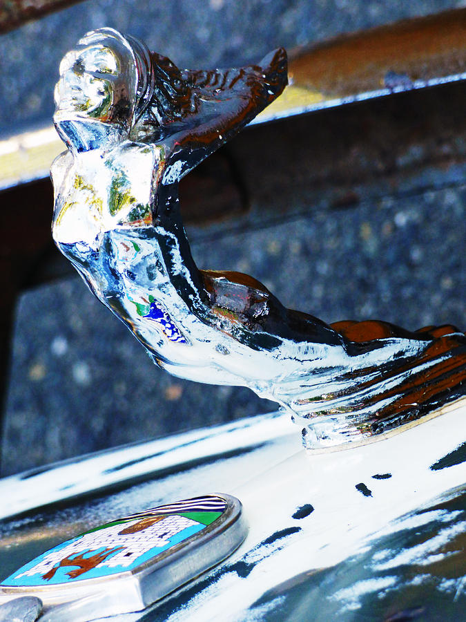 Flying Lady Hood Ornament Photograph by Pamela Patch