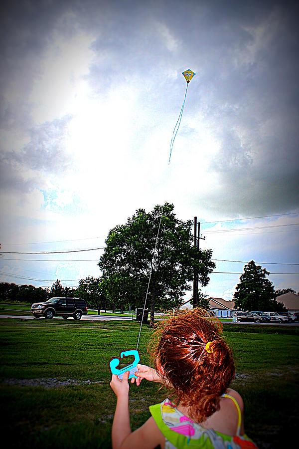 Flying My Kite Photograph by Beth Vincent