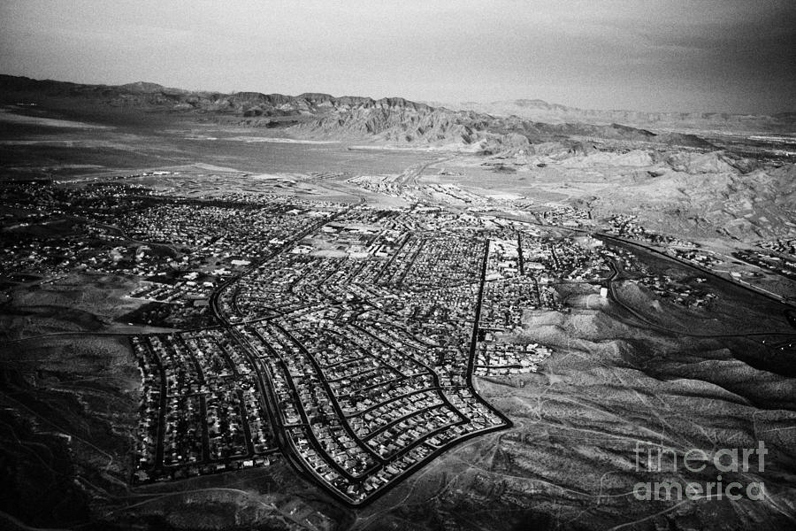 City Photograph - flying over boulder city Nevada USA by Joe Fox