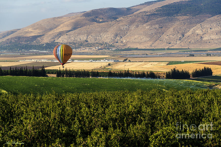 Flying over Jezreel Valley Photograph by Arik Baltinester
