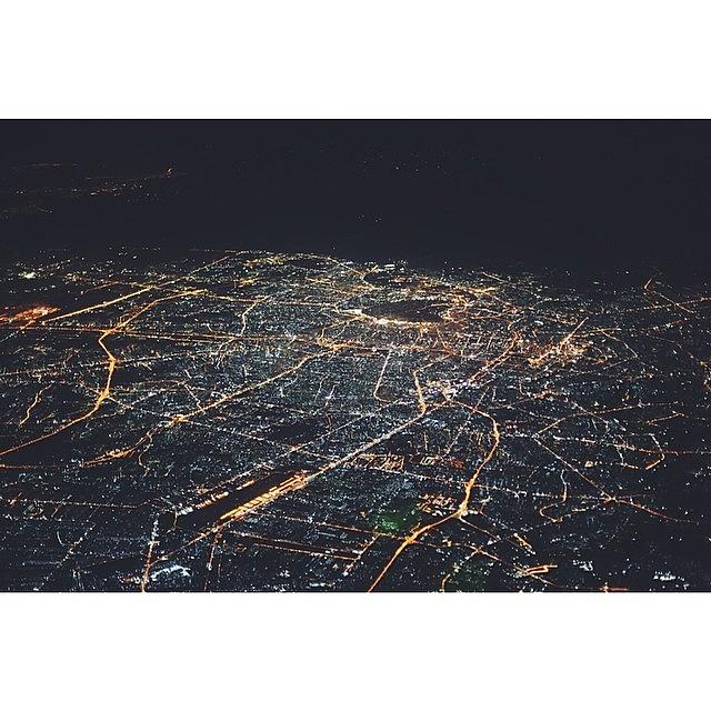 Flying Over Such A Sparkly Bangkok Photograph by Prachi Pundeer