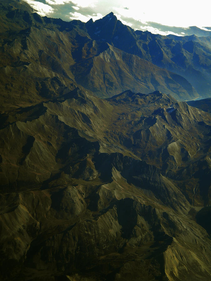 Flying over the Alps in France Photograph by Colette V Hera Guggenheim