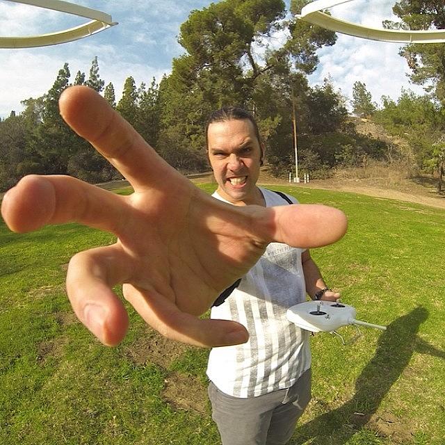 Phantom Photograph - Flying Selfie! Taken With My @gopro by Joshua Johnson