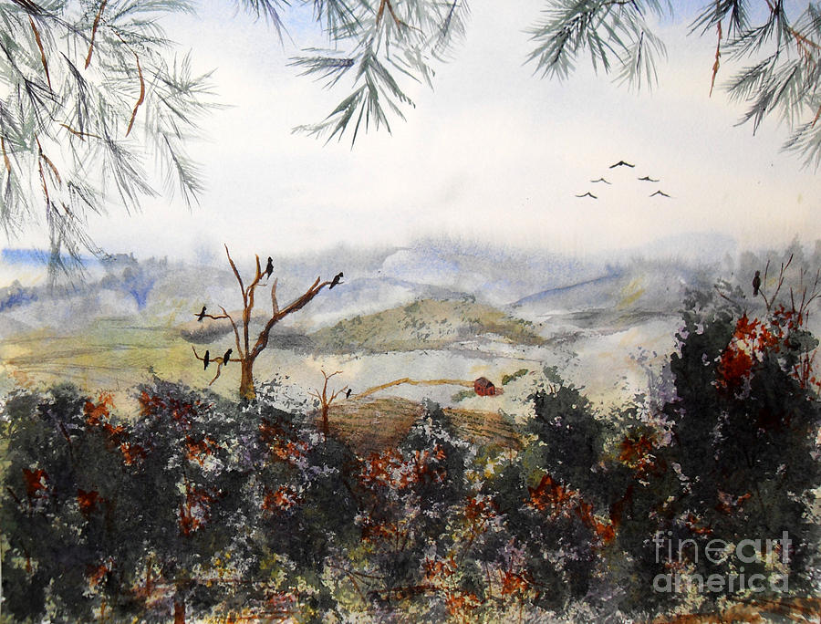 Flying South For The Winter Painting by Vicki  Housel