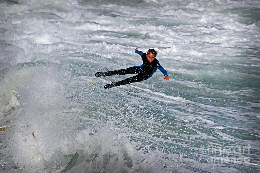 Flying Surfer Photograph by Morgan Wright