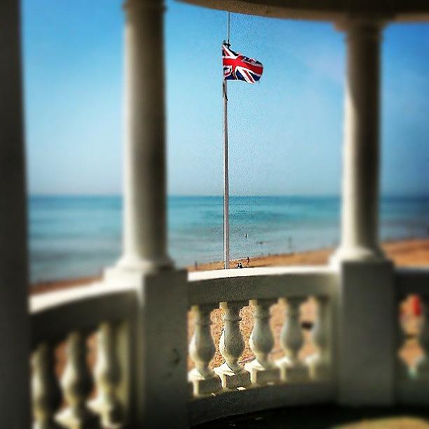 Flying The Flag :) Good Old Bexhill Photograph by Bex Byrne 