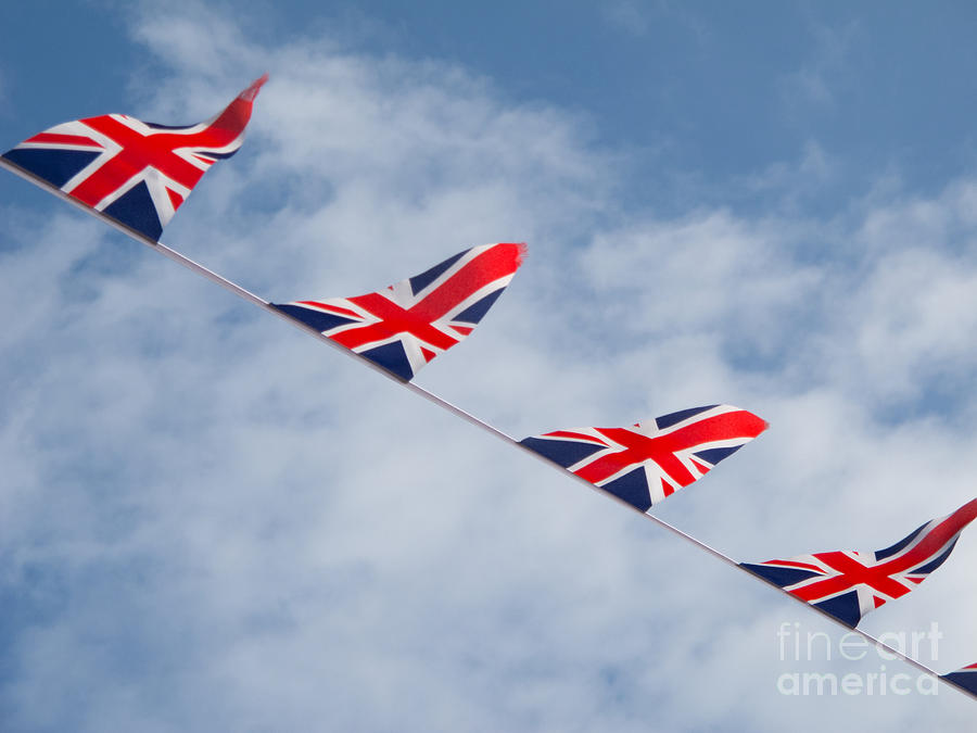 Flying the Union Jack Photograph by Ann Horn