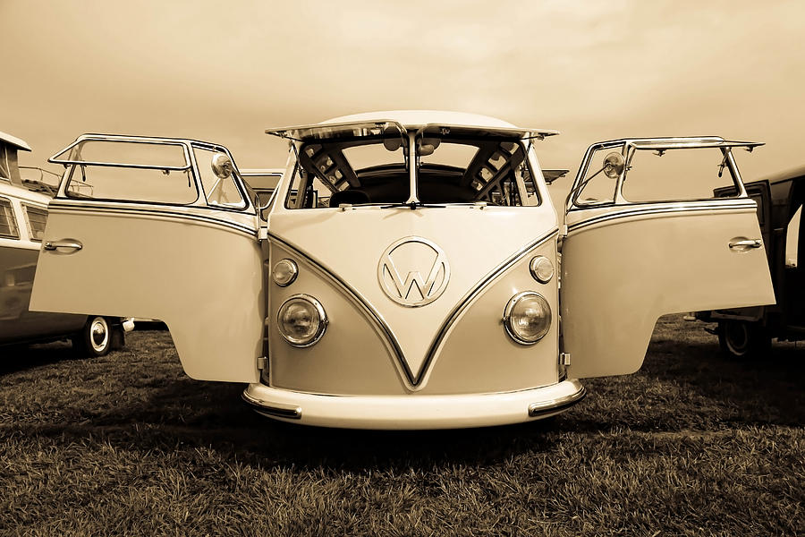 Flying VW Bus Photograph by Athena Mckinzie