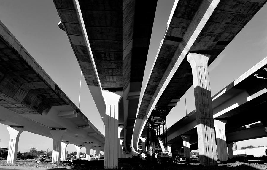 Black And White Photograph - Flyover work A by David Lee Thompson