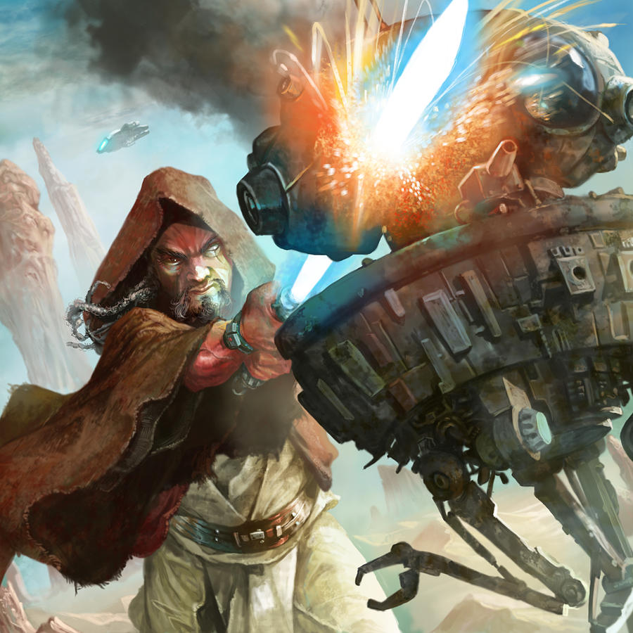 Star Wars Digital Art - Focused Strike by Ryan Barger