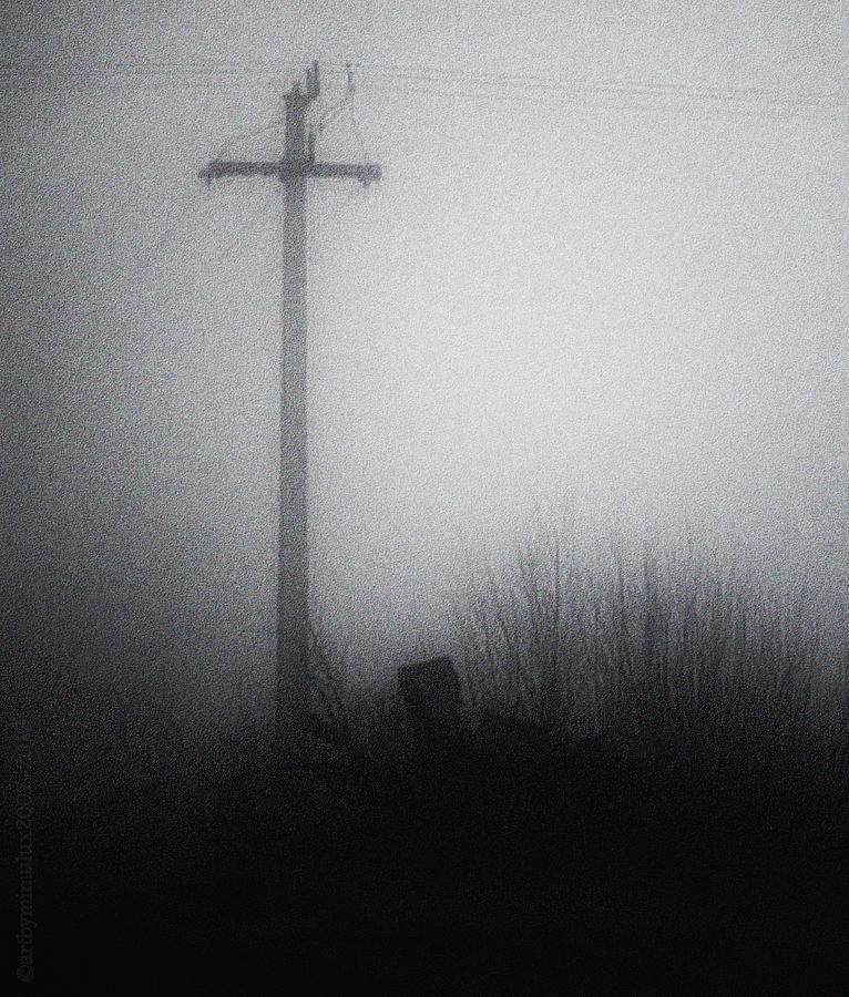 Fog 001 - A Cross to Bear Photograph by Mimulux Patricia No