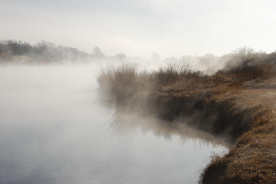 Fog Along the Pecos River Photograph by Greni Graph