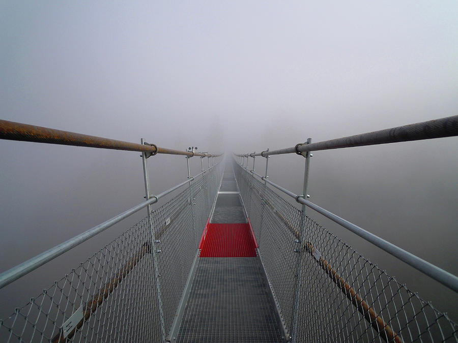 Fog Bridge Photograph by Bruno Hotz Uster Schweiz