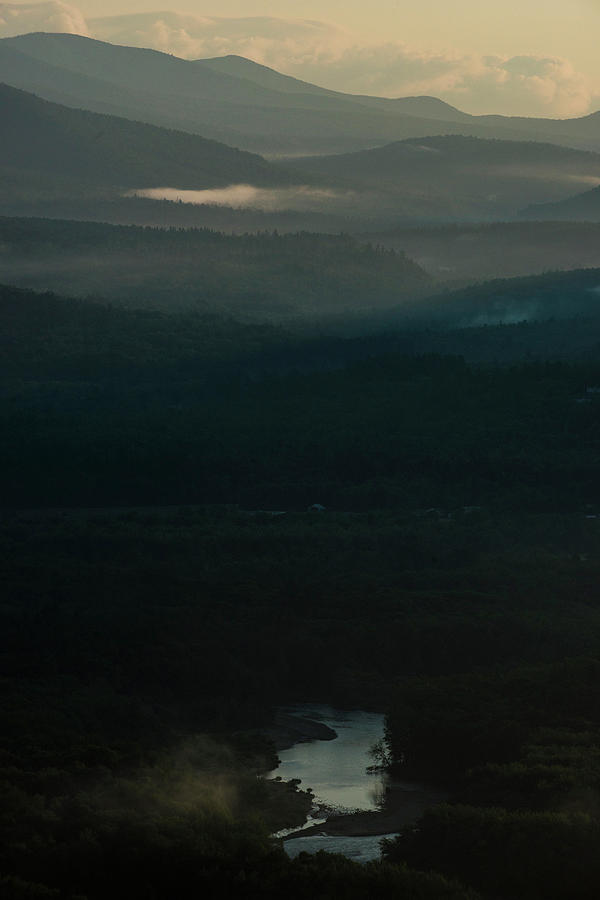Fog Covered Mountains And River Photograph by Joe Klementovich Fog Covered Mountains And River Photograph by Joe Klementovich