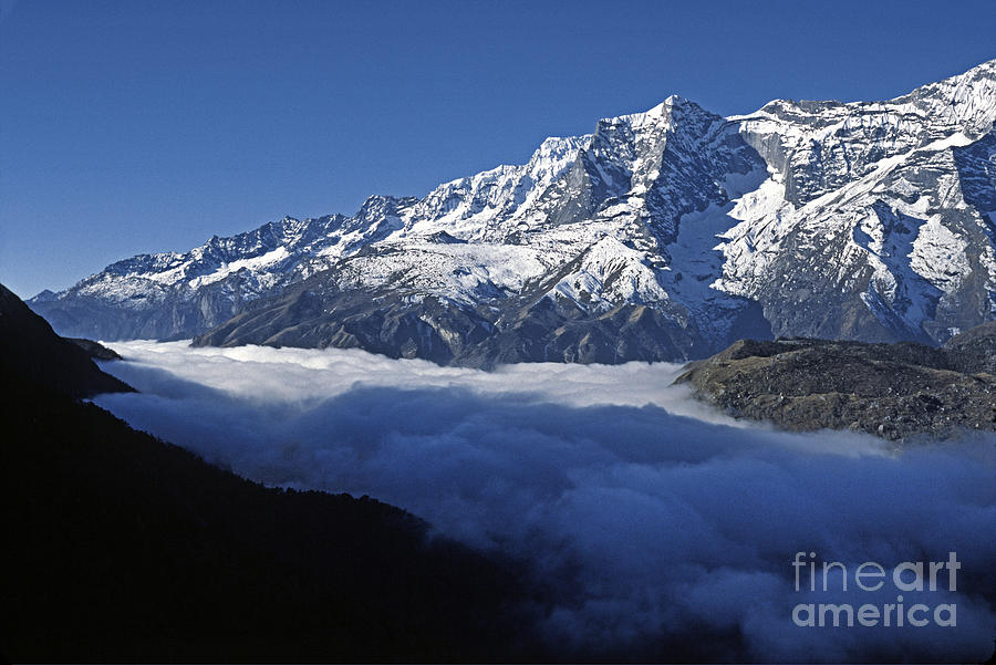 Fog in Everest Region Photograph by Craig Lovell