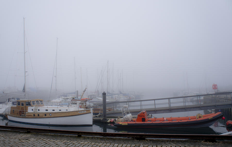 Fog in Marina III Photograph by Elena Perelman