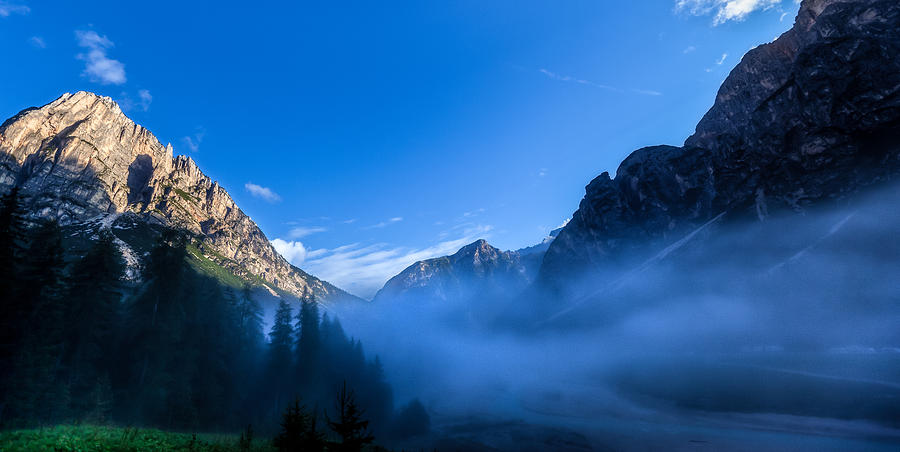 Fog in the Dolomites Photograph by Charles Lupica