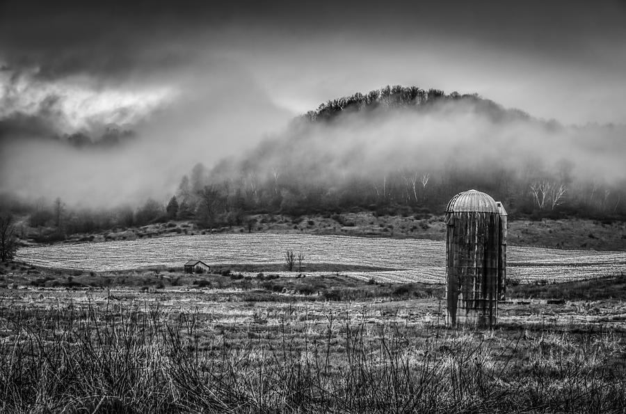 Fog Lifting Off Of The Farm Field 1 Photograph by Thomas Young