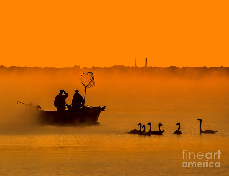 Fog on the Lake Photograph by Nick Zelinsky Jr