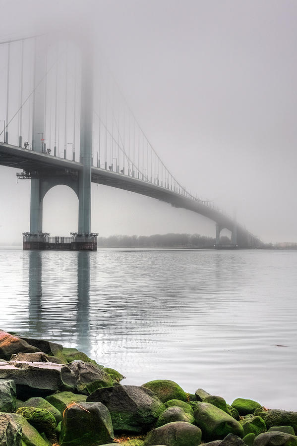 Fog on the Long Island Sound Photograph by JC Findley