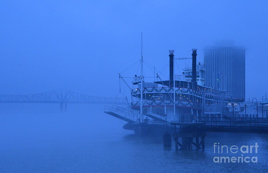 Fog on the Mississippi Photograph by Jeanne  Woods
