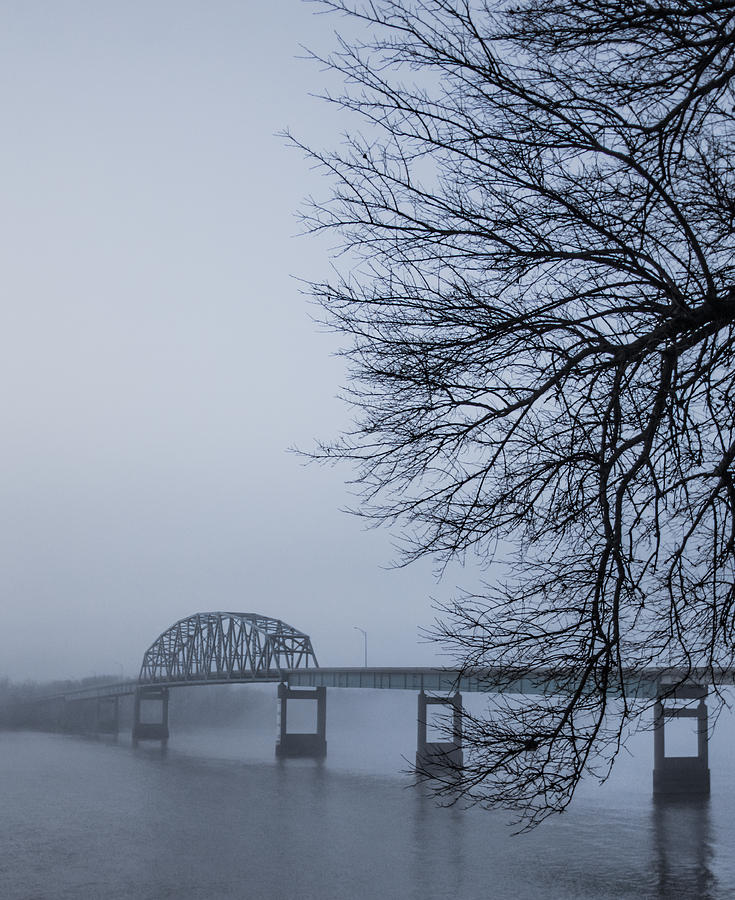 Fog on The Mississippi Photograph by Paul Brooks