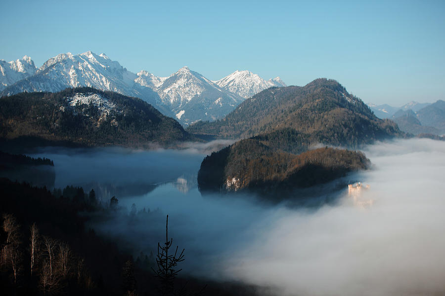 Fog Over Hohenschwangau Photograph by Photo By Francesco Mondino
