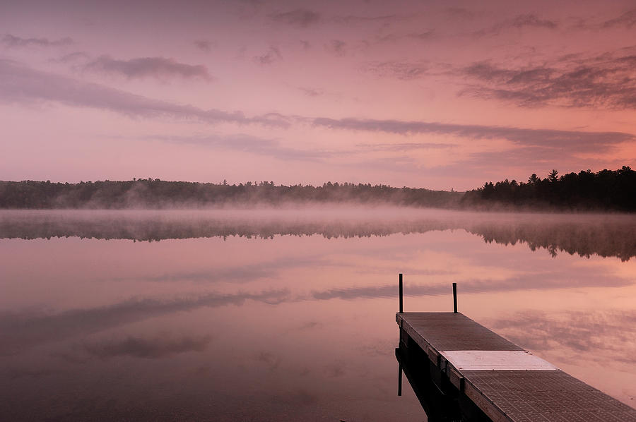 Fog Over Starrett Lake, Northern Photograph by Christian Heeb - Fine ...